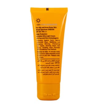 کرم ضد آفتاب بی رنگ و ضد لک لافارر پوست چرب و آکنه دار SPF 30