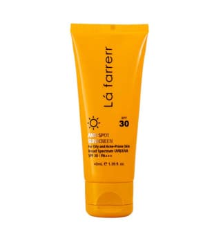 کرم ضد آفتاب بی رنگ و ضد لک لافارر پوست چرب و آکنه دار SPF 30